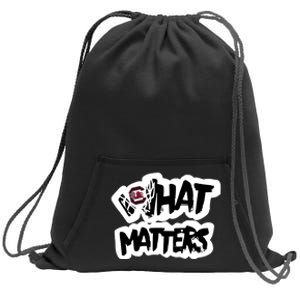 Milaysia Fulwiley Wearing South Carolina What Matters Sweatshirt Cinch Pack Bag