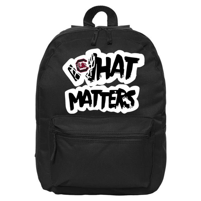 Milaysia Fulwiley Wearing South Carolina What Matters 16 in Basic Backpack