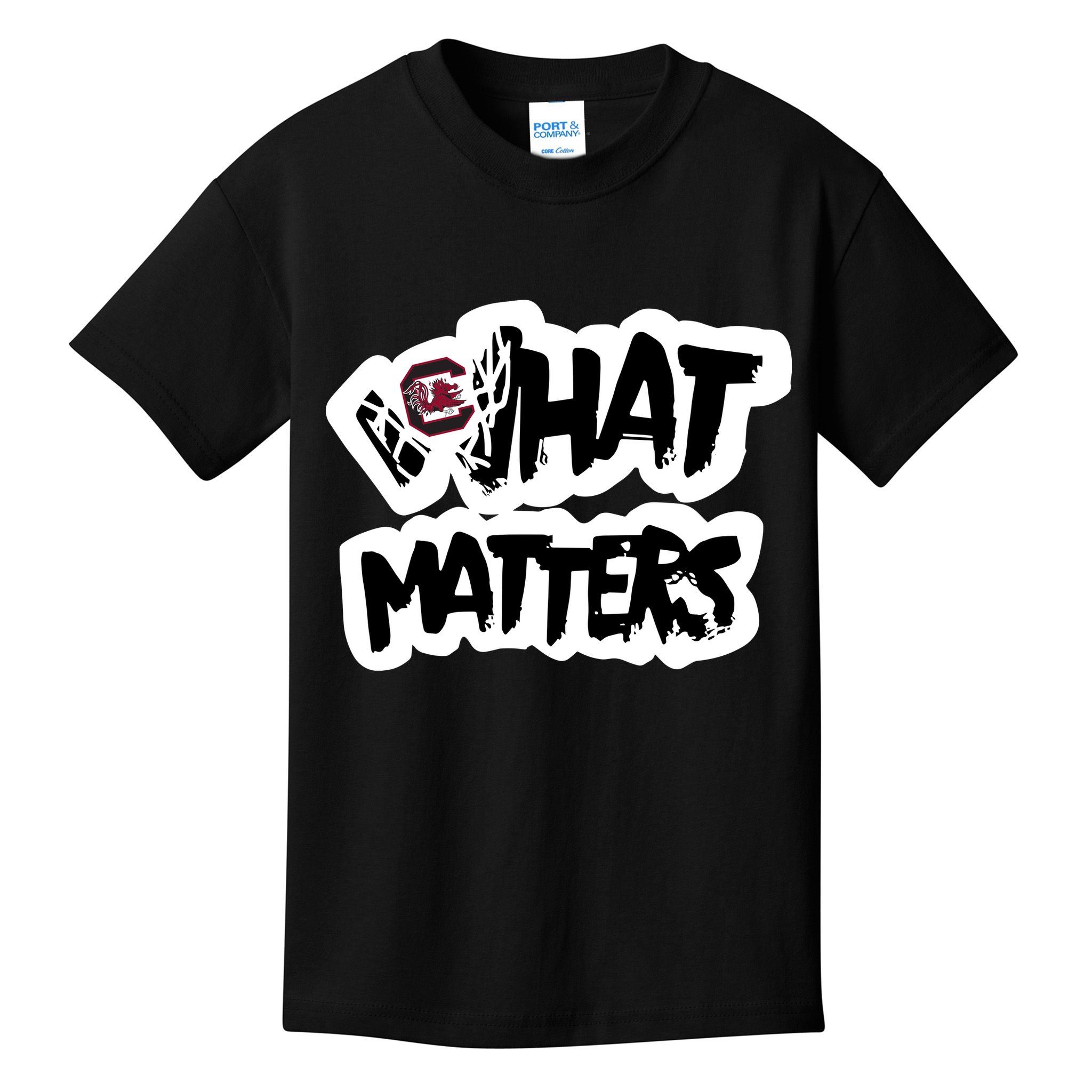 Milaysia Fulwiley Wearing South Carolina What Matters Kids T-Shirt