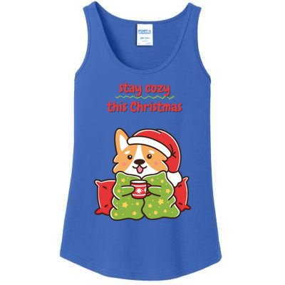 Matching Family We Wish You A Merry Christmas Corgi Lover Funny Gift Ladies Essential Tank