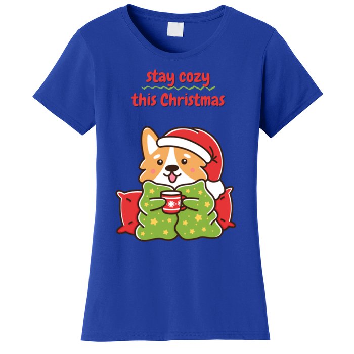 Matching Family We Wish You A Merry Christmas Corgi Lover Funny Gift Women's T-Shirt