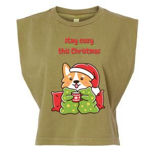 Matching Family We Wish You A Merry Christmas Corgi Lover Funny Gift Garment-Dyed Women's Muscle Tee