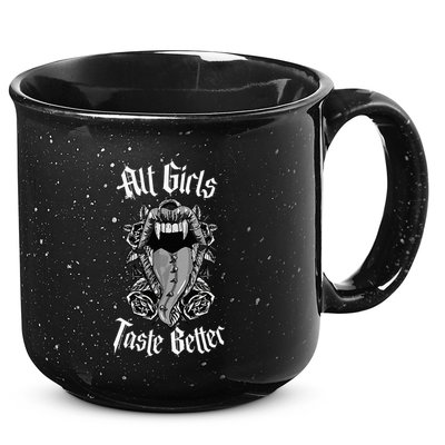 My Freaky World Goth Alt Clothing Alt Girl Taste Better 15oz Campfire Ceramic Mug