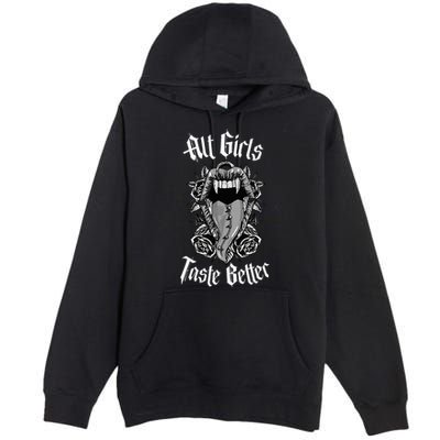 My Freaky World Goth Alt Clothing Alt Girl Taste Better Premium Pullover Hoodie