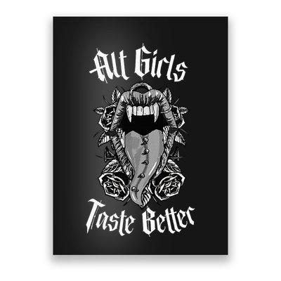 My Freaky World Goth Alt Clothing Alt Girl Taste Better Poster