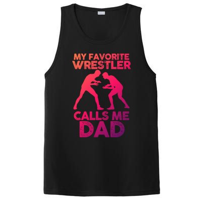 My Favorite Wrestler Calls Me Dad Great Gift PosiCharge Competitor Tank