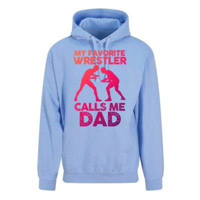 My Favorite Wrestler Calls Me Dad Great Gift Unisex Surf Hoodie