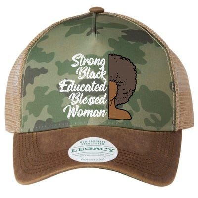 Melanins For Wo Strong Educated Blessed Black Pride Legacy Tie Dye Trucker Hat