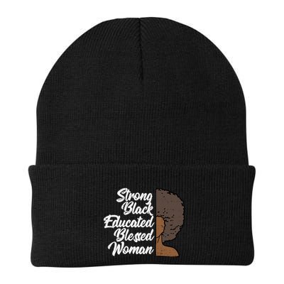 Melanins For Wo Strong Educated Blessed Black Pride Beanie