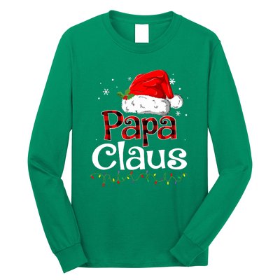 Matching Family Xmas Papa Claus Santa Funny Christmas Pajama Gift Long Sleeve Shirt