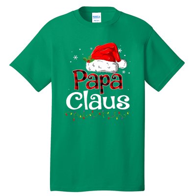 Matching Family Xmas Papa Claus Santa Funny Christmas Pajama Gift Tall T-Shirt