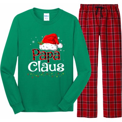 Matching Family Xmas Papa Claus Santa Funny Christmas Pajama Gift Long Sleeve Pajama Set