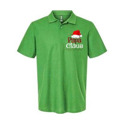 Matching Family Xmas Papa Claus Santa Funny Christmas Pajama Gift Softstyle Adult Sport Polo