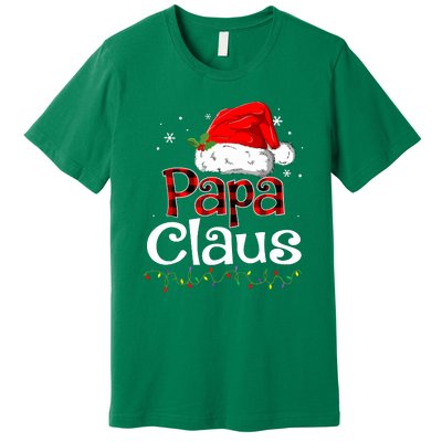 Matching Family Xmas Papa Claus Santa Funny Christmas Pajama Gift Premium T-Shirt