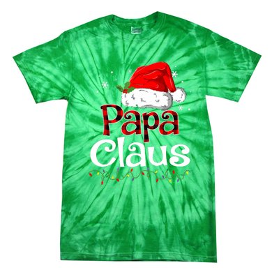 Matching Family Xmas Papa Claus Santa Funny Christmas Pajama Gift Tie-Dye T-Shirt