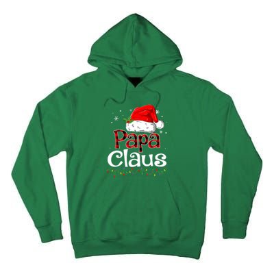 Matching Family Xmas Papa Claus Santa Funny Christmas Pajama Gift Tall Hoodie