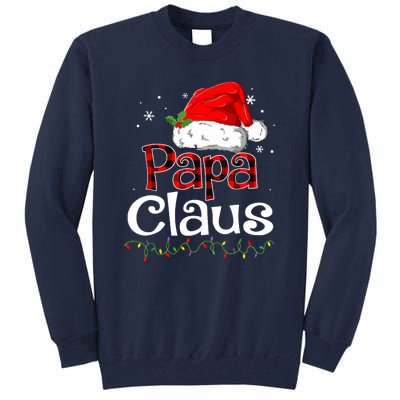 Matching Family Xmas Papa Claus Santa Funny Christmas Pajama Gift Tall Sweatshirt