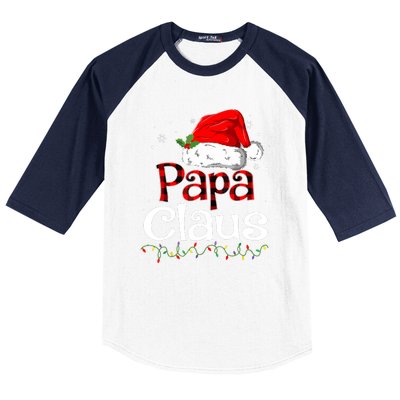 Matching Family Xmas Papa Claus Santa Funny Christmas Pajama Gift Baseball Sleeve Shirt