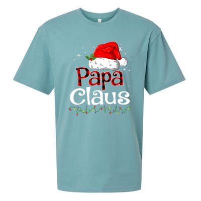 Matching Family Xmas Papa Claus Santa Funny Christmas Pajama Gift Sueded Cloud Jersey T-Shirt