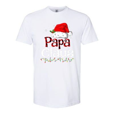 Matching Family Xmas Papa Claus Santa Funny Christmas Pajama Gift Softstyle CVC T-Shirt