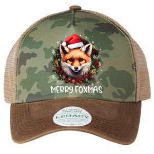 Merry Foxmas Xmas Decoration Santa Fox Christmas Cute Gift Legacy Tie Dye Trucker Hat