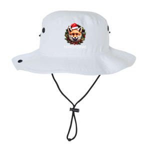 Merry Foxmas Xmas Decoration Santa Fox Christmas Cute Gift Legacy Cool Fit Booney Bucket Hat