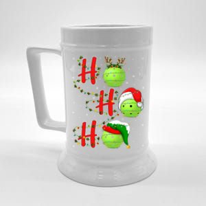 Matching Family Xmas Santa Ho Ho Ho Pickleball Christmas Gift Beer Stein