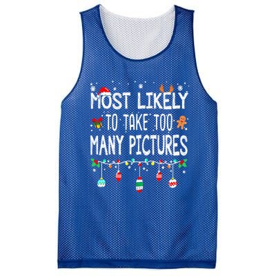 Matching Family Xmas Most Likely To Take Too Y Pictures Gift Mesh Reversible Basketball Jersey Tank