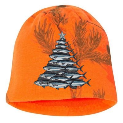 Merry Fishmas Xmas Fishing For Fisher Christmas Fun Gift Kati - Camo Knit Beanie