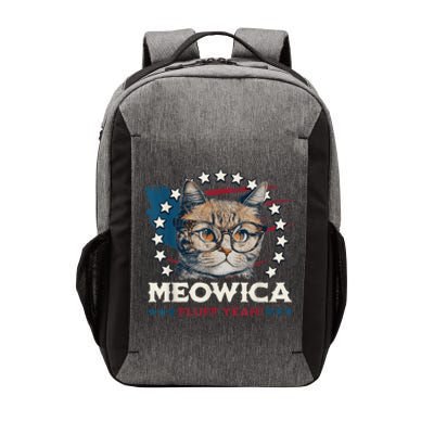 Meowica Fluff Yeah Funny Patriotic Cat 4th of July  Wo Vector Backpack