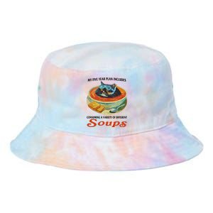 My Five Year Plan Includes Consuming A Variety Of Different Soups Tie Dye Newport Bucket Hat