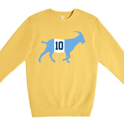 Messi Goat #10 Argentina Soccer Premium Crewneck Sweatshirt