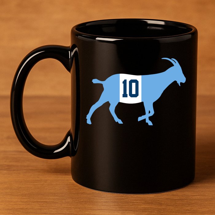 Messi Goat #10 Argentina Soccer 11oz C Handle Ceramic Mug