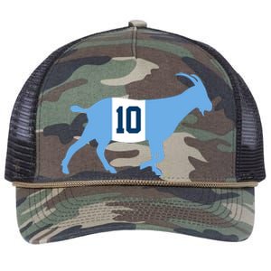 Messi Goat #10 Argentina Soccer Retro Rope Trucker Hat Cap