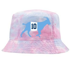 Messi Goat #10 Argentina Soccer Tie-Dyed Bucket Hat