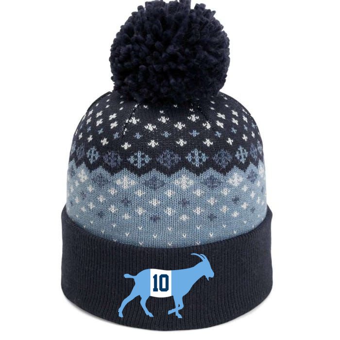 Messi Goat #10 Argentina Soccer The Baniff Cuffed Pom Beanie