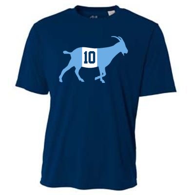 Messi Goat #10 Argentina Soccer Cooling Performance Crew T-Shirt