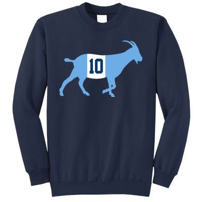 Messi Goat #10 Argentina Soccer Sweatshirt