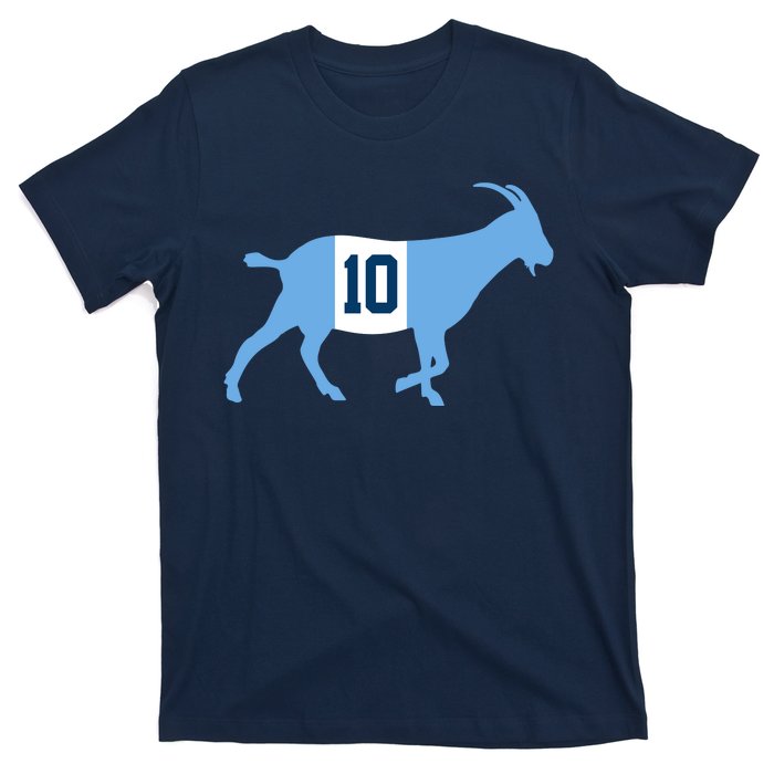 Messi Goat #10 Argentina Soccer T-Shirt