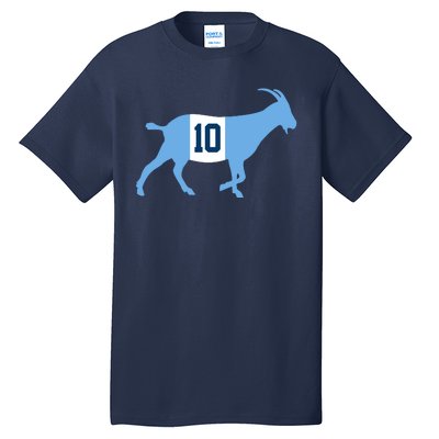 Messi Goat #10 Argentina Soccer Tall T-Shirt