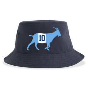 Messi Goat #10 Argentina Soccer Sustainable Bucket Hat