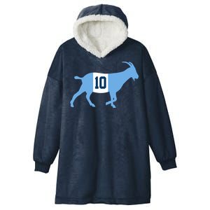 Messi Goat #10 Argentina Soccer Hooded Wearable Blanket