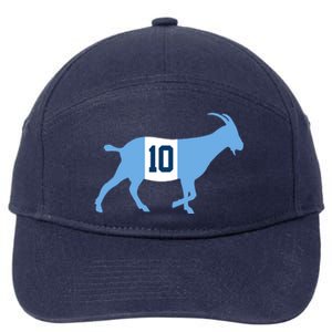 Messi Goat #10 Argentina Soccer 7-Panel Snapback Hat