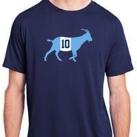 Messi Goat #10 Argentina Soccer Adult ChromaSoft Performance T-Shirt