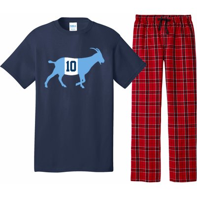 Messi Goat #10 Argentina Soccer Pajama Set