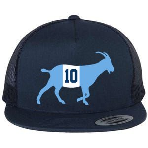 Messi Goat #10 Argentina Soccer Flat Bill Trucker Hat