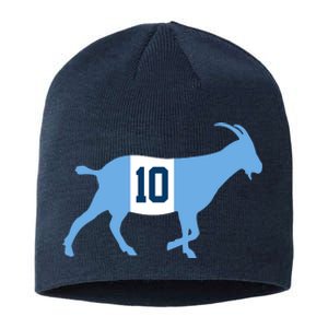 Messi Goat #10 Argentina Soccer Sustainable Beanie