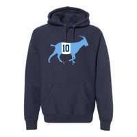 Messi Goat #10 Argentina Soccer Premium Hoodie