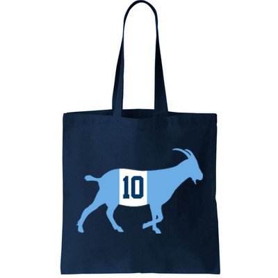 Messi Goat #10 Argentina Soccer Tote Bag