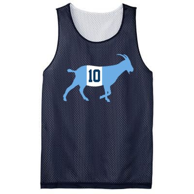 Messi Goat #10 Argentina Soccer Mesh Reversible Basketball Jersey Tank